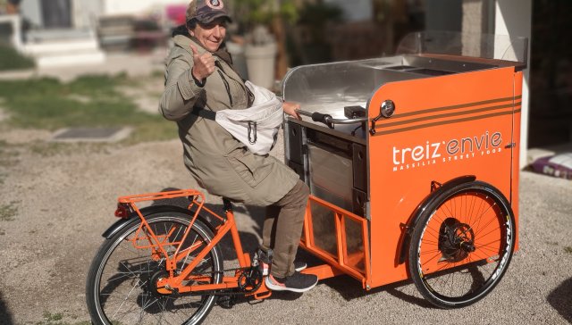 Dernier Triporteur livré à Marseille !